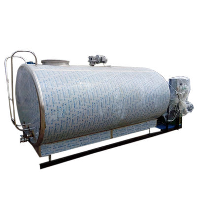 Agitator Speed ​​36r / Min 1000 Liter Milk Tank สำหรับการทำความเย็นน้ำนมดิบ