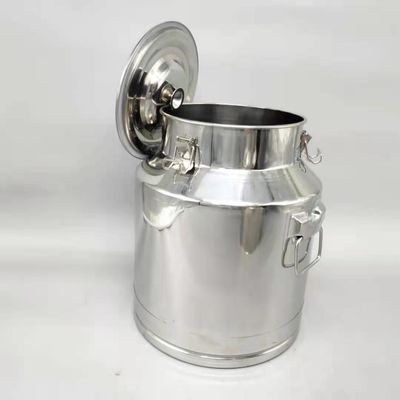 Metal Condensed SS Storage Container ถังนม 15 ลิตรพร้อมฝาปิด