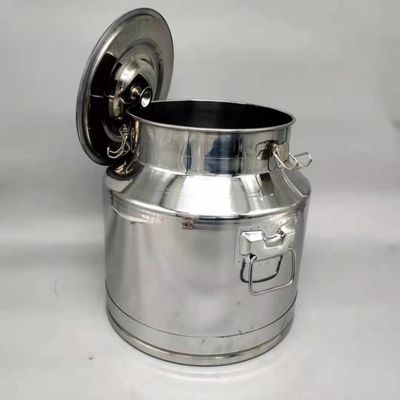 ภาชนะบรรจุน้ำผลไม้กาแฟ 25 ลิตรถังเก็บไวน์สแตนเลสแบบพกพาสำหรับขนส่งนม