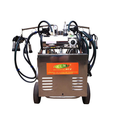 เครื่องรีดนมแบบพกพา 110V ฟาร์มโคนมพร้อมปั๊มสุญญากาศ