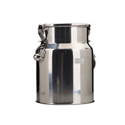 สองชั้น 5L 304 นมสแตนเลสสำหรับฟาร์มโคนม