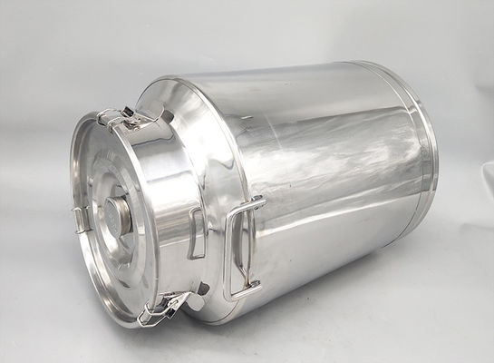 ถังเก็บน้ำมันแบบพกพา 40L ถังเก็บน้ำนม 304 สแตนเลส 1.0 มม