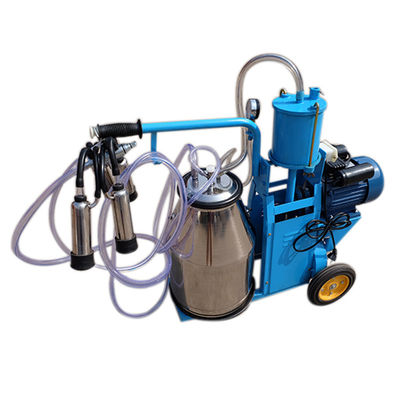 110V 12 Cows / Hr เครื่องรีดนมลูกสูบสำหรับฟาร์มโคนม