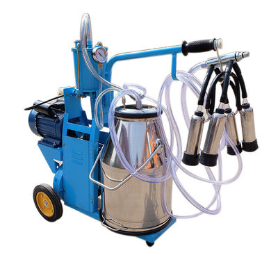 110V 12 Cows / Hr เครื่องรีดนมลูกสูบสำหรับฟาร์มโคนม