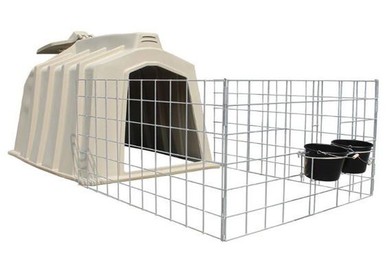 โพลีเอทิลีนความแข็งแรงสูง Intershape Calf Hutches ขนาดที่กำหนดเอง