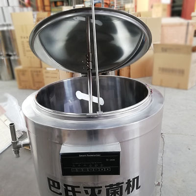 เครื่องพาสเจอร์ไรส์นมพาสเจอร์ไรส์สแตนเลสชุดเล็ก 5-500L