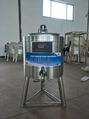เครื่องพาสเจอร์ไรส์นมขนาดเล็ก 3kw สแตนเลสเกรดอาหาร