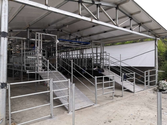 อุปกรณ์ฟาร์มโคนม Sheep Herringbone Milking Parlour พร้อมขวดตวงแก้ว
