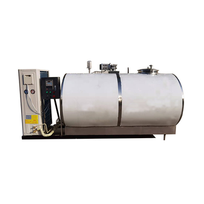 1000l Raw Chiller 2000l Bulk Milk Cooling Unit สแตนเลส