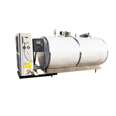 1000l Raw Chiller 2000l Bulk Milk Cooling Unit สแตนเลส