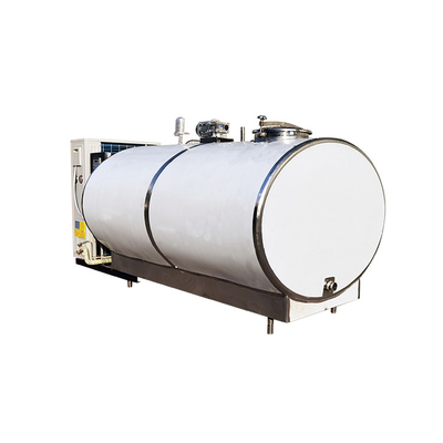 1000l Raw Chiller 2000l Bulk Milk Cooling Unit สแตนเลส