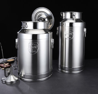 ฮาร์ดรั่วซึม 304 สแตนเลสปิดผนึกถังสำหรับฟาร์มโคนม